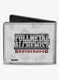 Fullmetal Alchemist Brotherhood Chibi Elric Brothers Pose Bifold Wallet