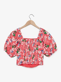 Disney Lilo & Stitch Hibiscus Women's Crop Top — BoxLunch Exclusive