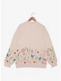 Dora the Explorer Floral Embroidered Crewneck — BoxLunch Exclusive