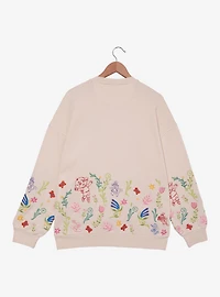 Dora the Explorer Floral Embroidered Crewneck — BoxLunch Exclusive