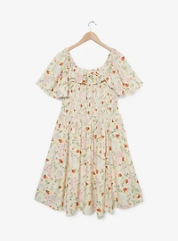 Dora the Explorer Allover Print Plus Smocked Dress — BoxLunch Exclusive