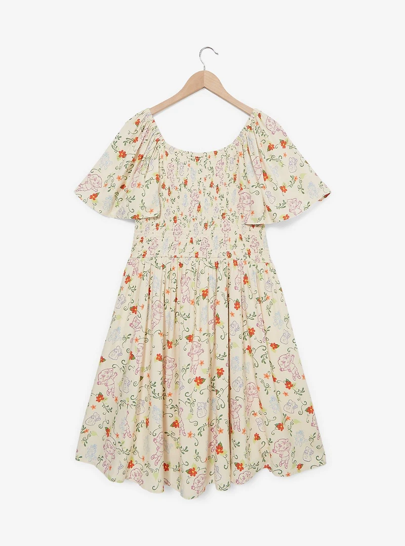 Dora the Explorer Allover Print Plus Smocked Dress — BoxLunch Exclusive