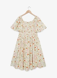 Dora the Explorer Allover Print Plus Smocked Dress — BoxLunch Exclusive