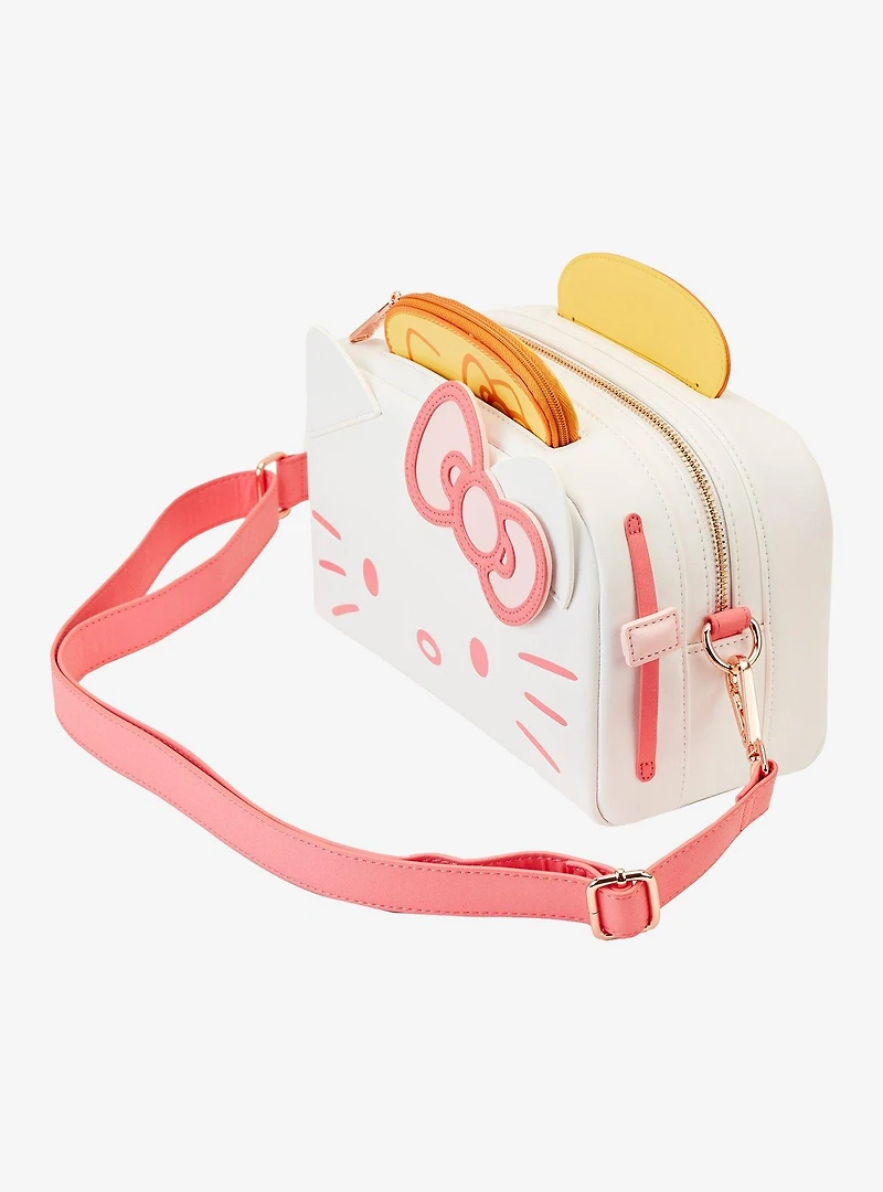 Loungefly Sanrio Hello Kitty Toaster Crossbody Bag with Cardholder