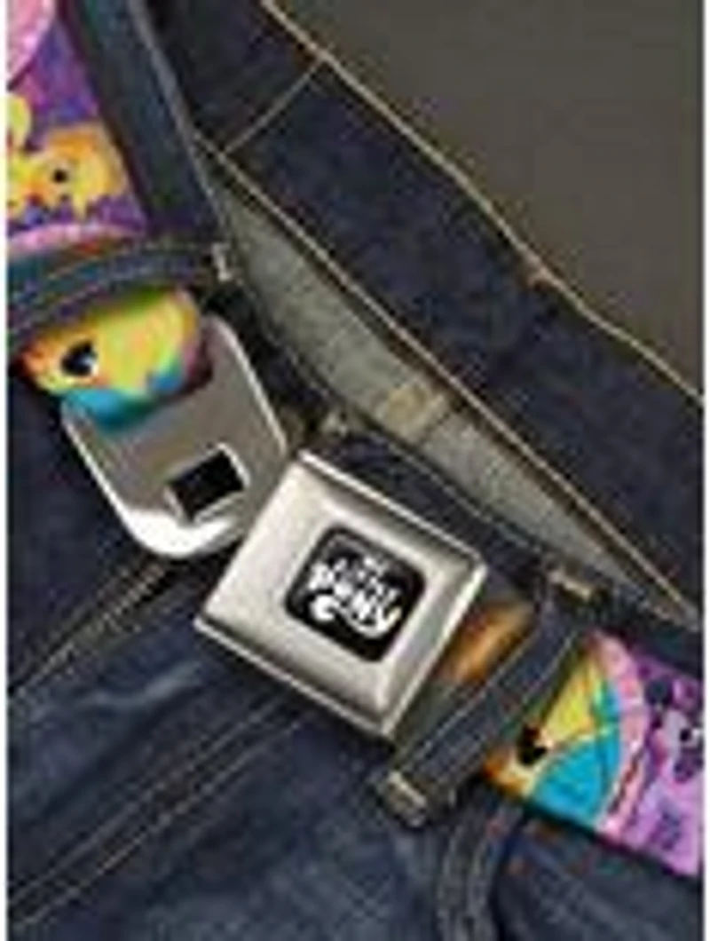 My Little Pony Mane Six Close Up Faces & Poses Seatbelt Buckle Belt