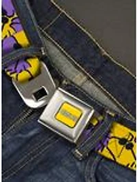 Peanuts Woodstock Shades Pose Blocks Seatbelt Buckle Belt