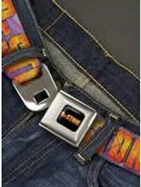 Dr. Stone Title Logo & Gen Asagiri Face Seatbelt Buckle Belt