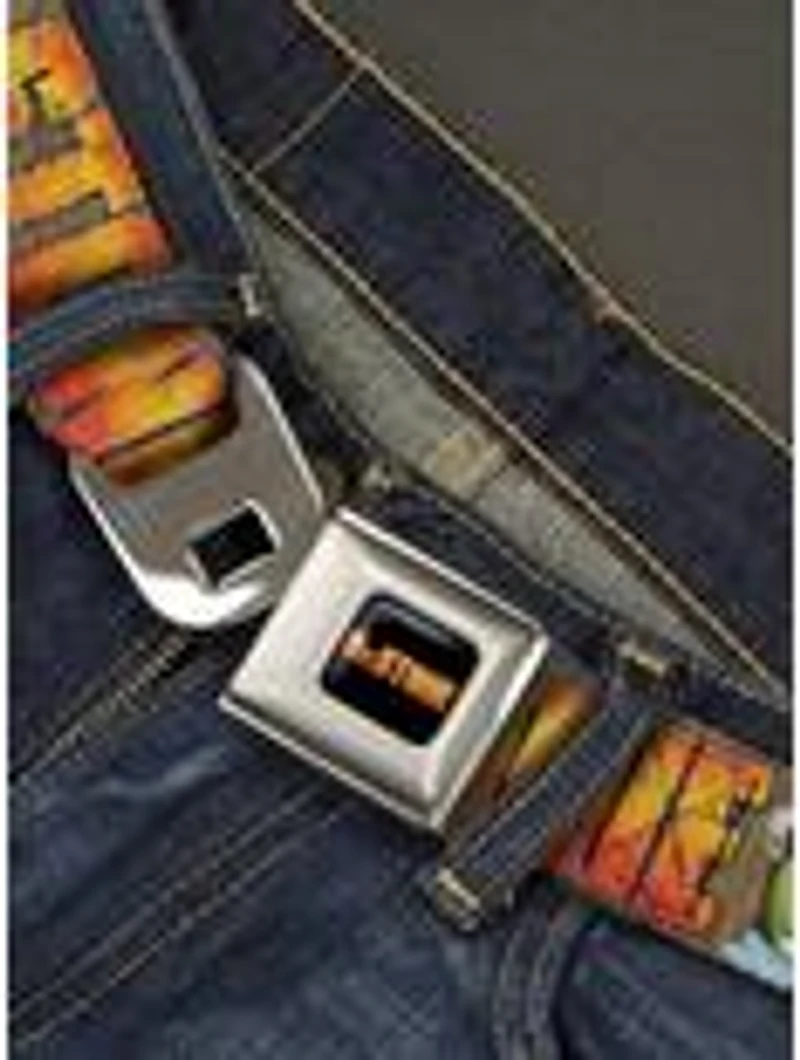 Dr. Stone Title Logo & Suika Crying Pose Seatbelt Buckle Belt