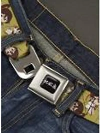 Hell's Paradise Chibi Sagiri Sword Poses Scatter Seatbelt Buckle Belt