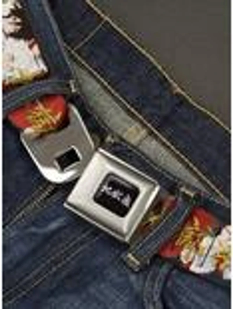 Hell's Paradise Gabimaru Sagiri Title Pose Logo Seatbelt Buckle Belt