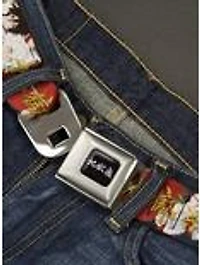 Hell's Paradise Gabimaru Sagiri Title Pose Logo Seatbelt Buckle Belt