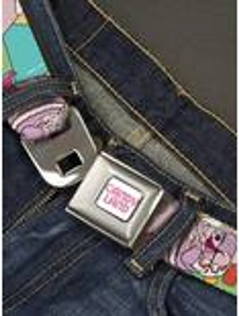 Candy Land Jolly Laughing Pose & Gum Drops Seatbelt Buckle Belt