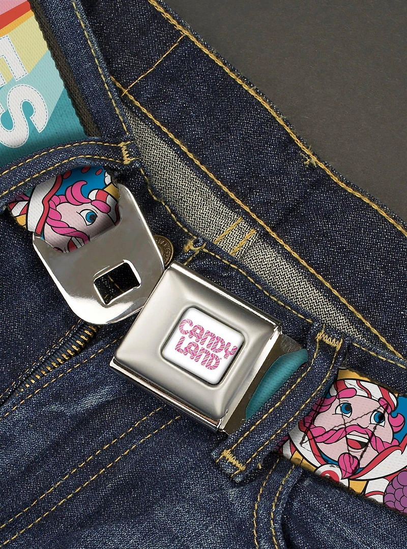 Candy Land Kandy Rules King Pose Seatbelt Buckle Belt