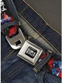 Cowboy Bebop Spike Pose & Crew Collage Seatbelt Buckle Belt