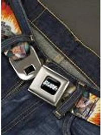 GI Joe Retro Footloose Flash Air Tight File Card Seatbelt Buckle Belt