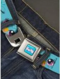 Furby Eye Expressions Close Up Seatbelt Buckle Belt