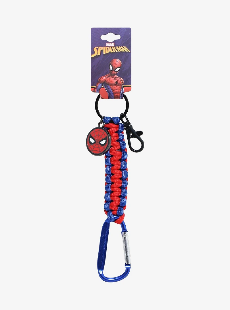 Marvel Spider-Man Paracord Carabiner Keychain