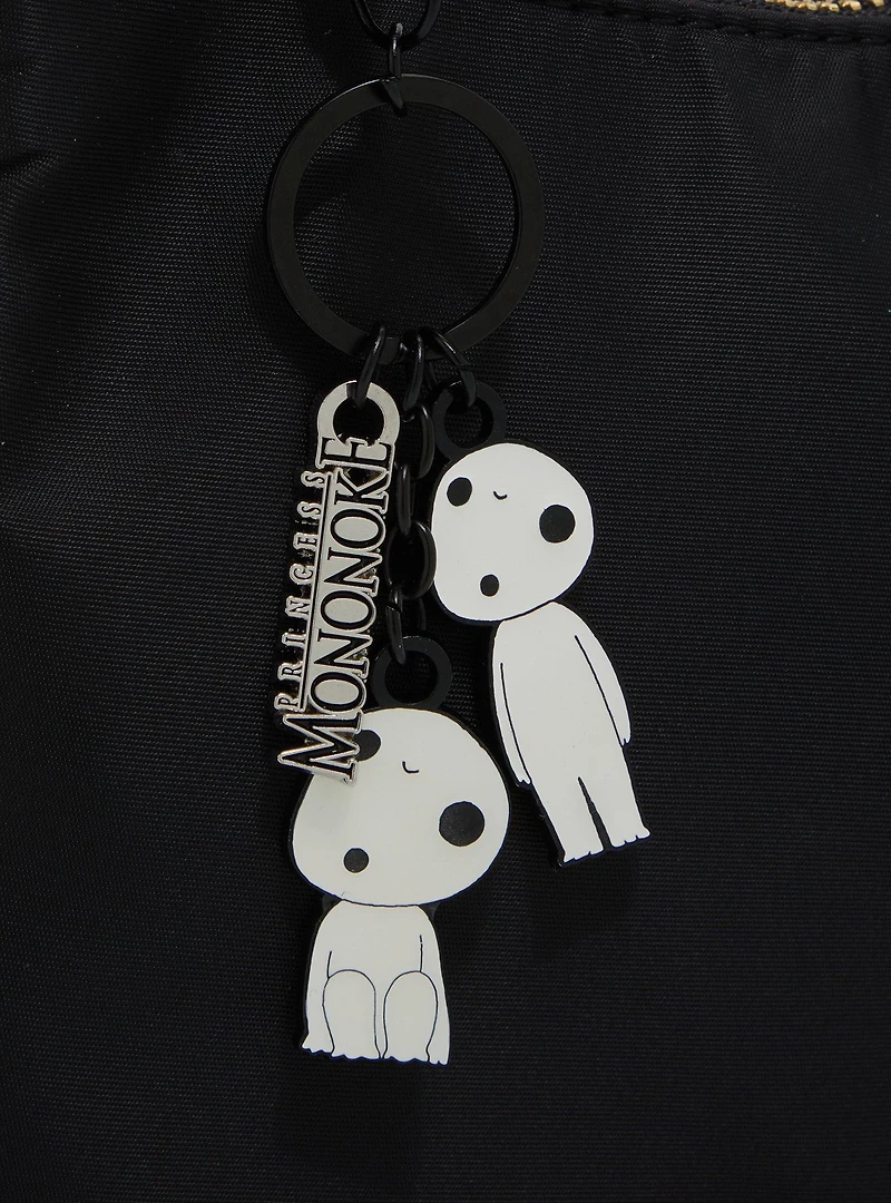 Studio Ghibli® Princess Mononoke Kodama Multi-Charm Glow-in-the-Dark Keychain