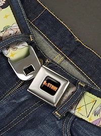 Dr Stone Chibi Senku & Gen Faces Stars Youth Seatbelt Buckle Belt