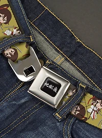 Hell's Paradise Chibi Sagiri Sword Scatter Youth Seatbelt Buckle Belt
