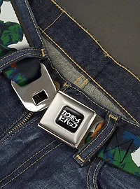 Cowboy Bebop Crew Group Pose & Logo Youth Seatbelt Buckle Belt