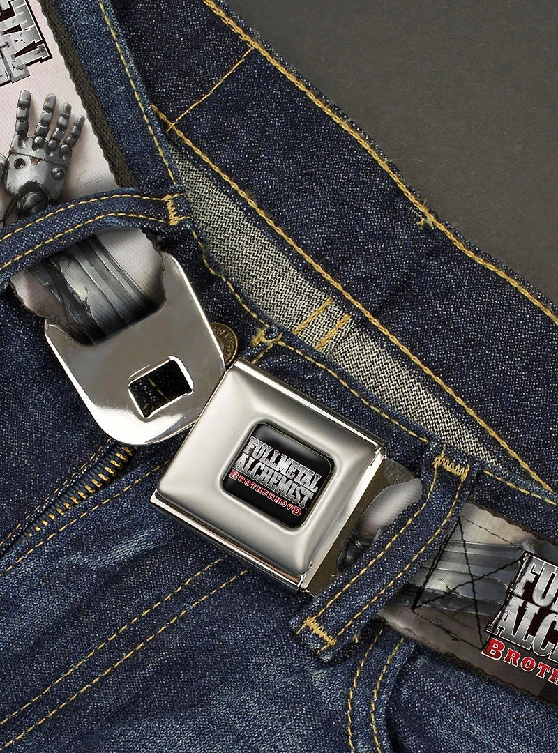 Fullmetal Alchemist: Brotherhood Edwards Automail Arm Youth Seatbelt Buckle Belt