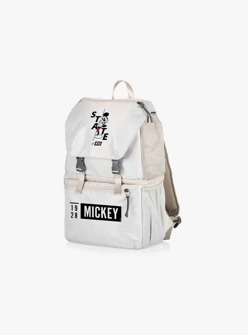 Disney Mickey Mouse White Tarana Backpack Soft Cooler Bag