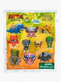 Godzilla x Mighty Morphin Power Rangers Kaiju Rangers Series 1 Blind Bag Figural Bag Clip