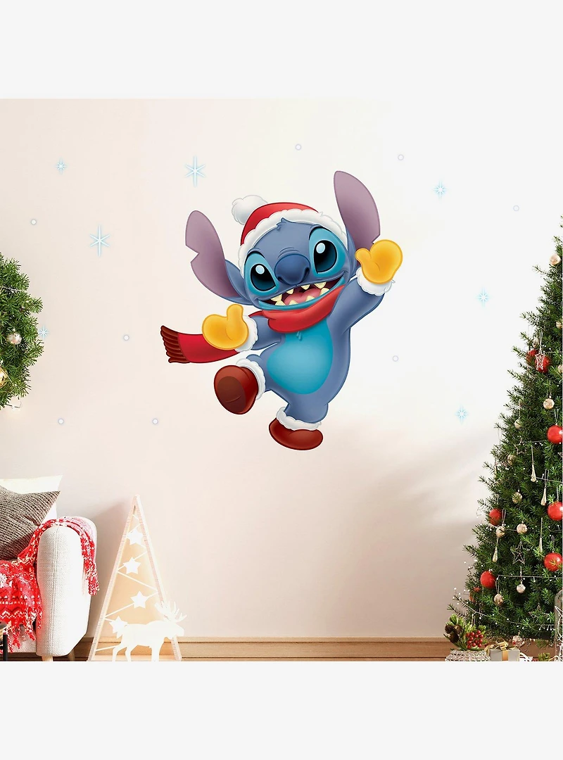 Disney Lilo & Stitch Santa Stitch Wall Decals