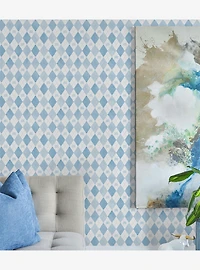 Disney Descendants: The Rise of Red Chloe Crown Argyle Peel & Stick Wallpaper