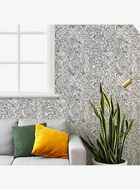 Rick and Morty Doodle Peel & Stick Wallpaper