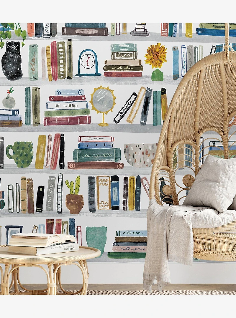 Library Peel & Stick Wall Mural