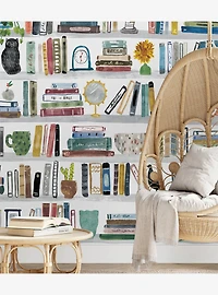 Library Peel & Stick Wall Mural