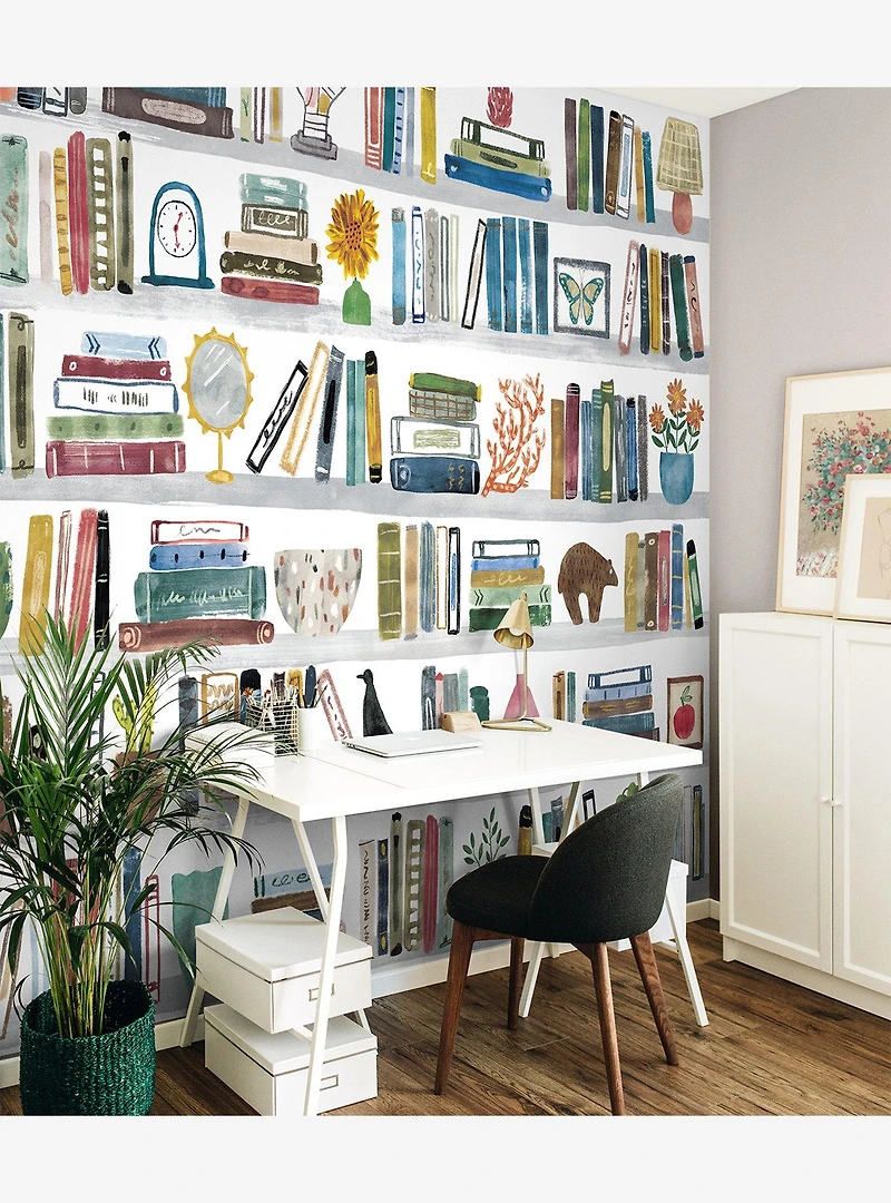 Library Peel & Stick Wall Mural