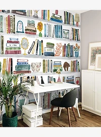 Library Peel & Stick Wall Mural