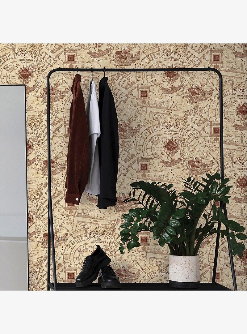 Harry Potter Marauder's Map Peel & Stick Wallpaper