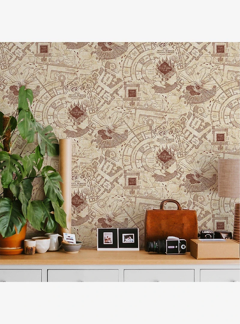 Harry Potter Marauder's Map Peel & Stick Wallpaper