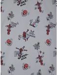 Marvel Spider-Man Doodle Icons Allover Print Woven Button-Up