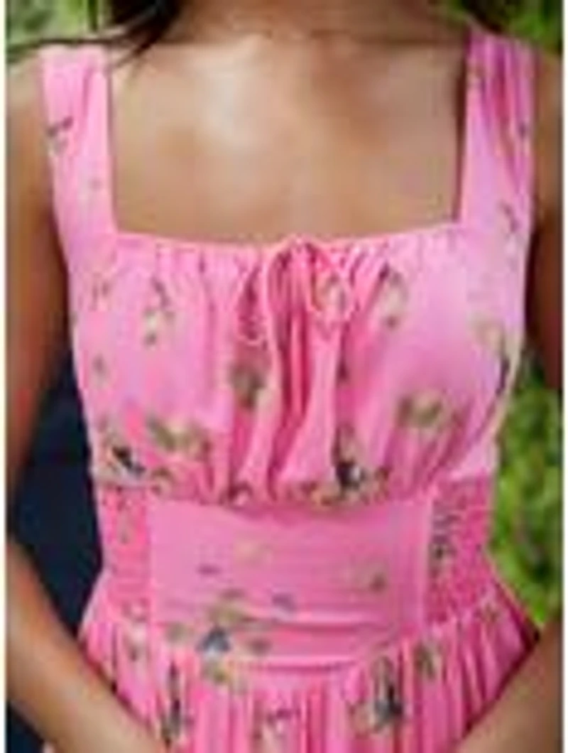 Disney Sleeping Beauty Aurora Floral Allover Print Tank Dress - BoxLunch Exclusive