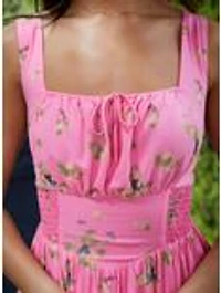 Disney Sleeping Beauty Aurora Floral Allover Print Tank Dress - BoxLunch Exclusive