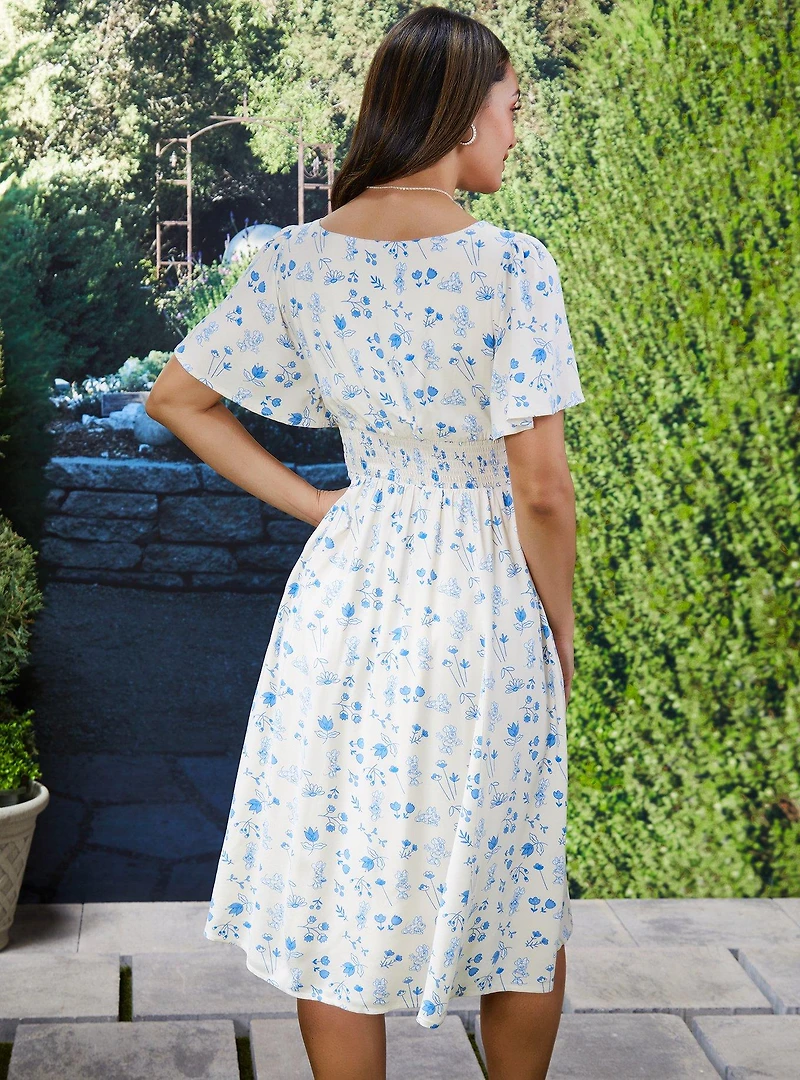 Disney Minnie Mouse Floral Smock Dress - BoxLunch Exclusive