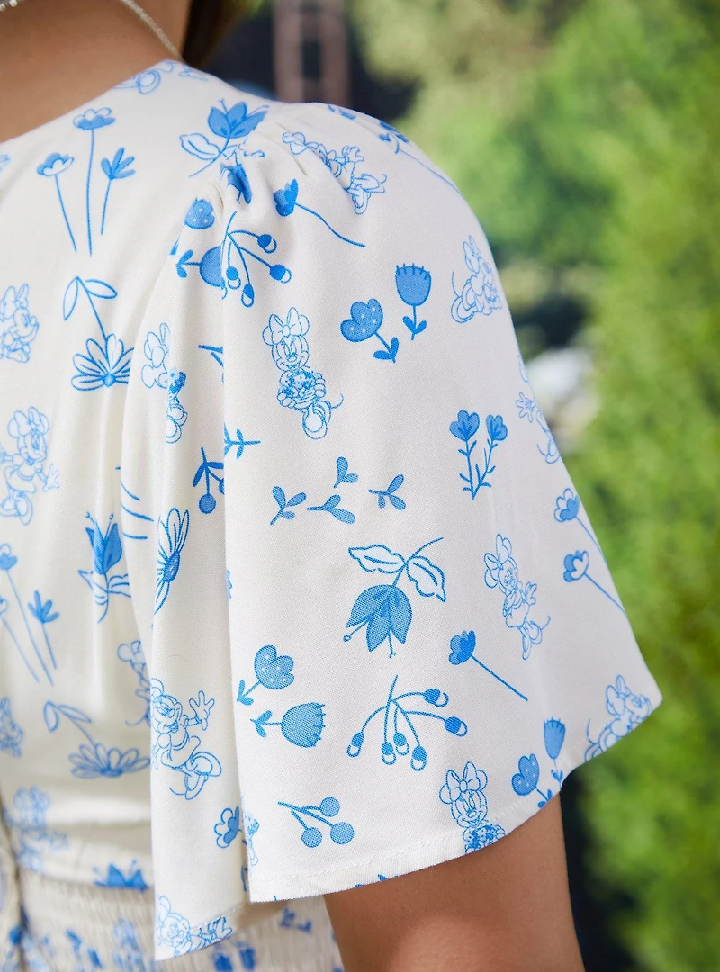 Disney Minnie Mouse Floral Smock Dress - BoxLunch Exclusive