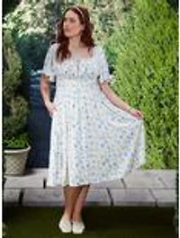 Disney Minnie Mouse Floral Plus Smock Dress - BoxLunch Exclusive