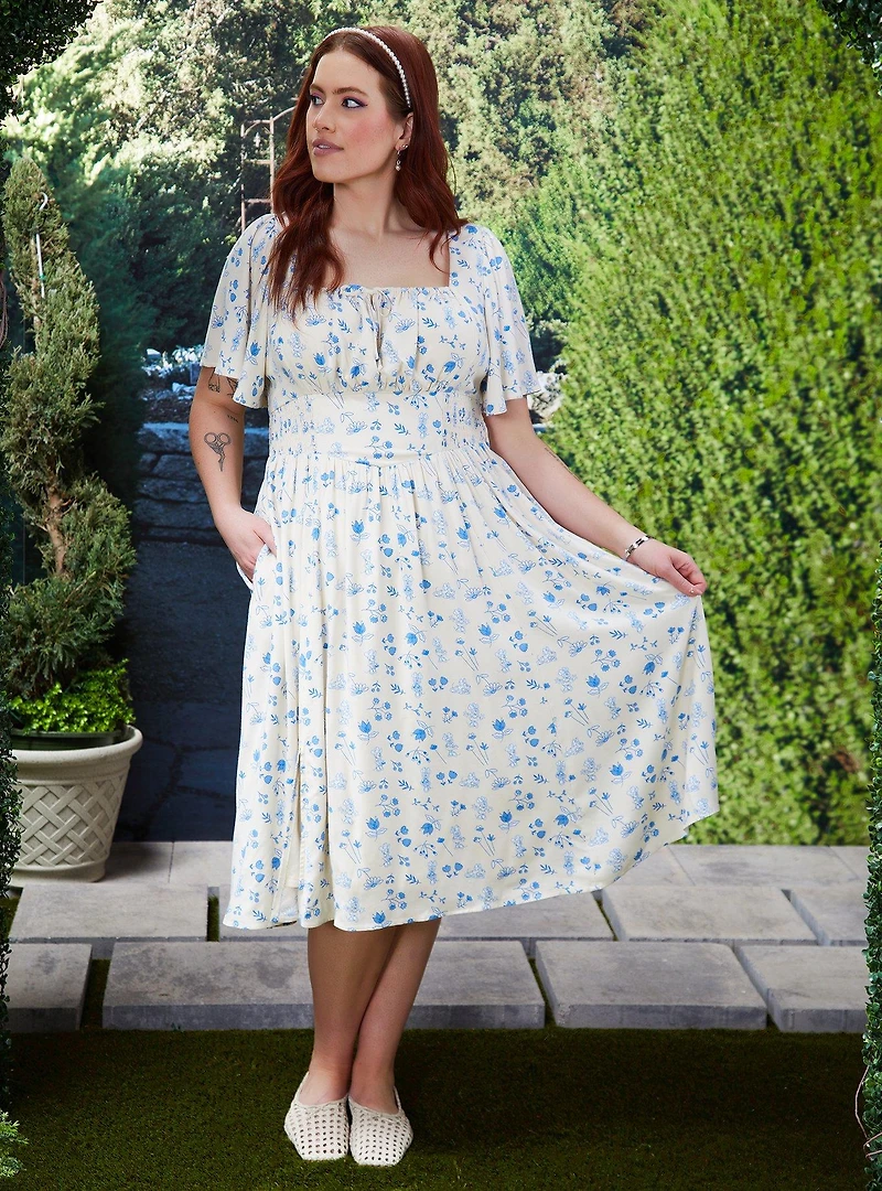 Disney Minnie Mouse Floral Plus Smock Dress - BoxLunch Exclusive