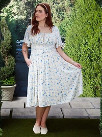 Disney Minnie Mouse Floral Plus Smock Dress - BoxLunch Exclusive