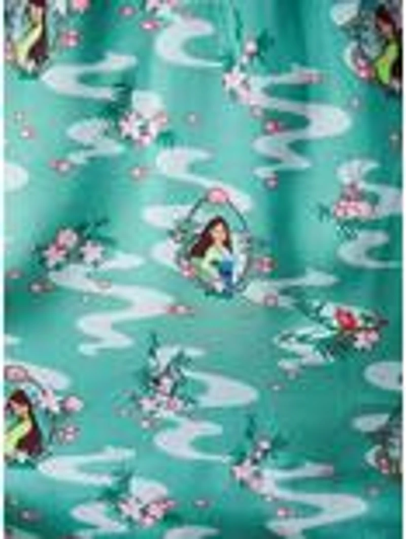 Disney Mulan Icons Allover Print Smock Dress - BoxLunch Exclusive