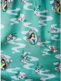 Disney Mulan Icons Allover Print Smock Dress - BoxLunch Exclusive