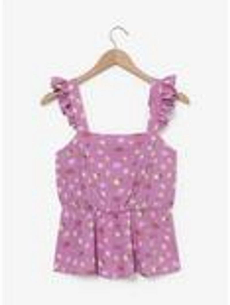 Disney Tangled Icons Ruffled Women's Tank Top