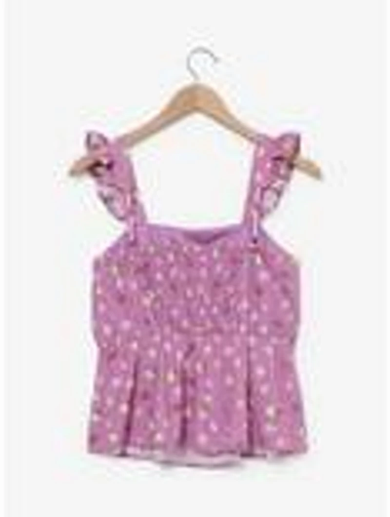 Disney Tangled Icons Ruffled Women's Tank Top