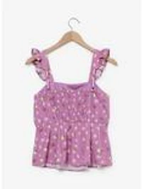 Disney Tangled Icons Ruffled Women's Tank Top